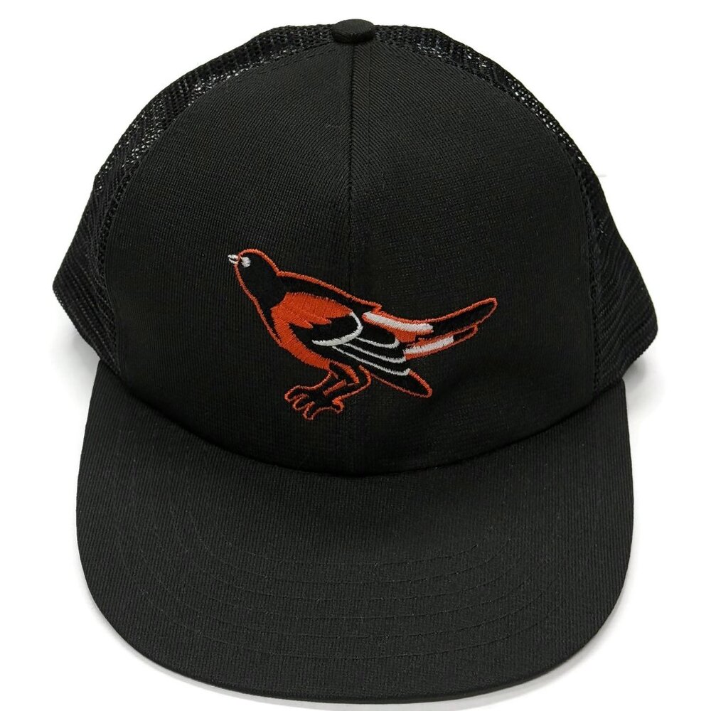Vintage Baltimore Orioles Snapback Hat Annco Black 90's Rap Hip Hop Baseball‎